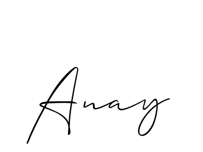 Also You can easily find your signature by using the search form. We will create Anay name handwritten signature images for you free of cost using Allison_Script sign style. Anay signature style 2 images and pictures png