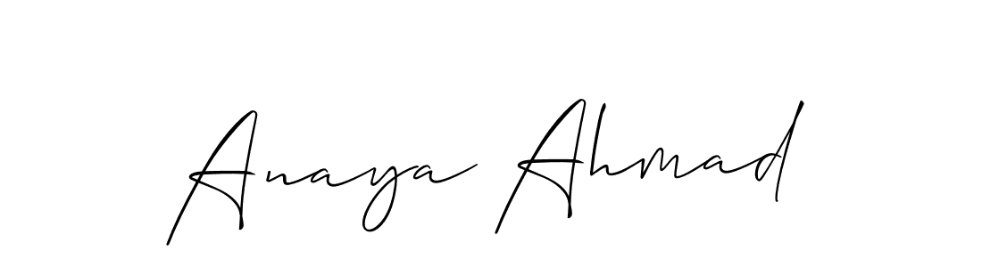 Best and Professional Signature Style for Anaya Ahmad. Allison_Script Best Signature Style Collection. Anaya Ahmad signature style 2 images and pictures png
