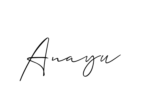 You can use this online signature creator to create a handwritten signature for the name Anayu. This is the best online autograph maker. Anayu signature style 2 images and pictures png