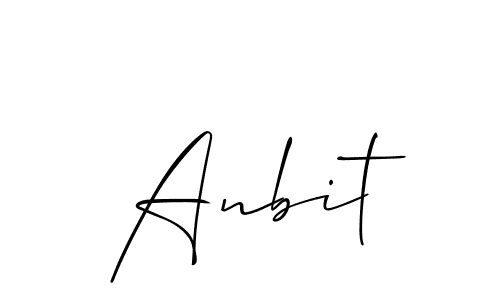 Also You can easily find your signature by using the search form. We will create Anbit name handwritten signature images for you free of cost using Allison_Script sign style. Anbit signature style 2 images and pictures png