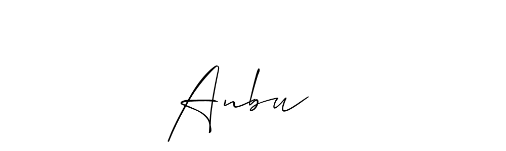 How to make Anbu❤️ signature? Allison_Script is a professional autograph style. Create handwritten signature for Anbu❤️ name. Anbu❤️ signature style 2 images and pictures png