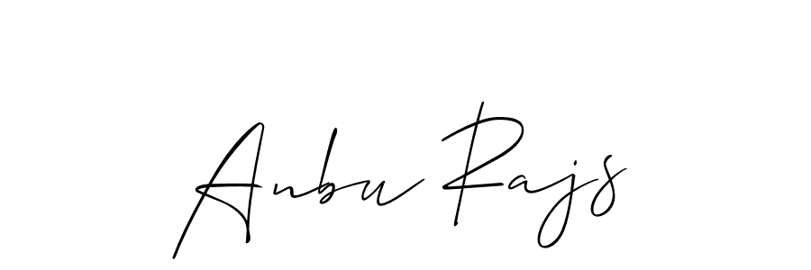 How to make Anbu Rajs name signature. Use Allison_Script style for creating short signs online. This is the latest handwritten sign. Anbu Rajs signature style 2 images and pictures png