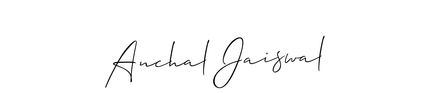 Once you've used our free online signature maker to create your best signature Allison_Script style, it's time to enjoy all of the benefits that Anchal Jaiswal name signing documents. Anchal Jaiswal signature style 2 images and pictures png