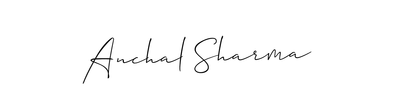 See photos of Anchal Sharma official signature by Spectra . Check more albums & portfolios. Read reviews & check more about Allison_Script font. Anchal Sharma signature style 2 images and pictures png