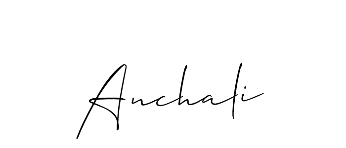 The best way (Allison_Script) to make a short signature is to pick only two or three words in your name. The name Anchali include a total of six letters. For converting this name. Anchali signature style 2 images and pictures png