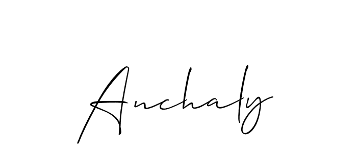 Here are the top 10 professional signature styles for the name Anchaly. These are the best autograph styles you can use for your name. Anchaly signature style 2 images and pictures png