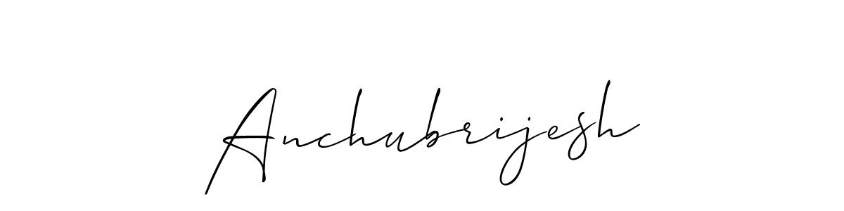 Make a beautiful signature design for name Anchubrijesh. Use this online signature maker to create a handwritten signature for free. Anchubrijesh signature style 2 images and pictures png