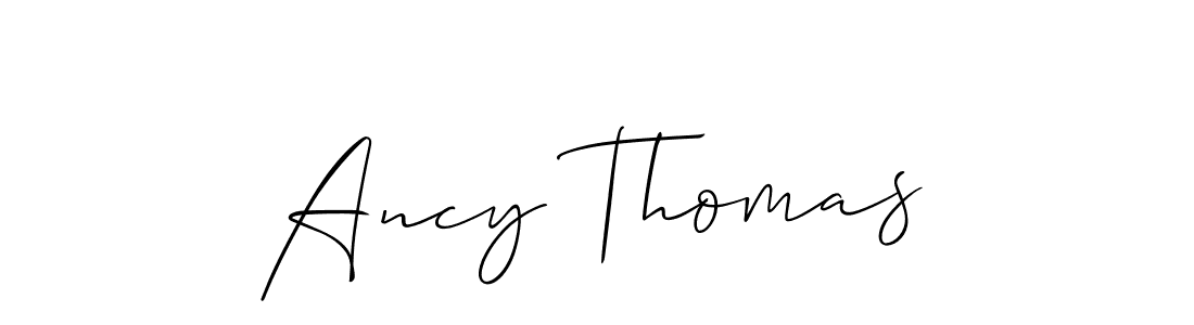 Also we have Ancy Thomas name is the best signature style. Create professional handwritten signature collection using Allison_Script autograph style. Ancy Thomas signature style 2 images and pictures png