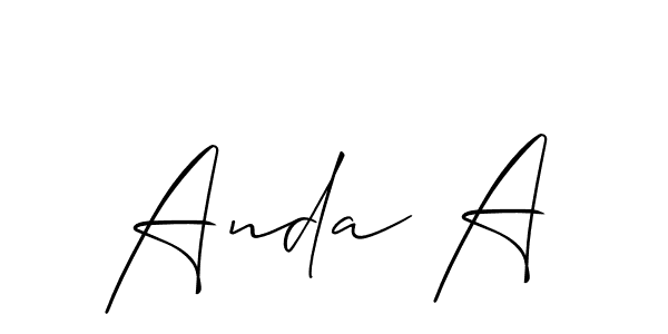 See photos of Anda A official signature by Spectra . Check more albums & portfolios. Read reviews & check more about Allison_Script font. Anda A signature style 2 images and pictures png