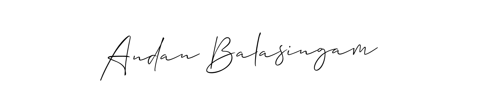 How to Draw Andan Balasingam signature style? Allison_Script is a latest design signature styles for name Andan Balasingam. Andan Balasingam signature style 2 images and pictures png