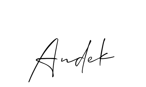 This is the best signature style for the Andek name. Also you like these signature font (Allison_Script). Mix name signature. Andek signature style 2 images and pictures png