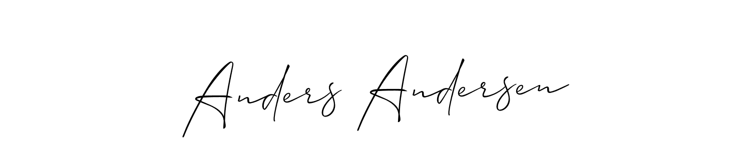 Also You can easily find your signature by using the search form. We will create Anders Andersen name handwritten signature images for you free of cost using Allison_Script sign style. Anders Andersen signature style 2 images and pictures png