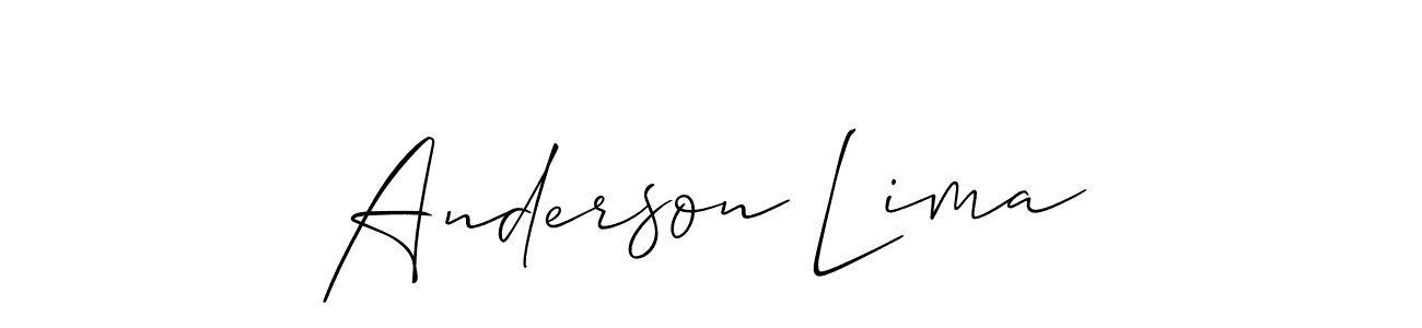 Allison_Script is a professional signature style that is perfect for those who want to add a touch of class to their signature. It is also a great choice for those who want to make their signature more unique. Get Anderson Lima name to fancy signature for free. Anderson Lima signature style 2 images and pictures png