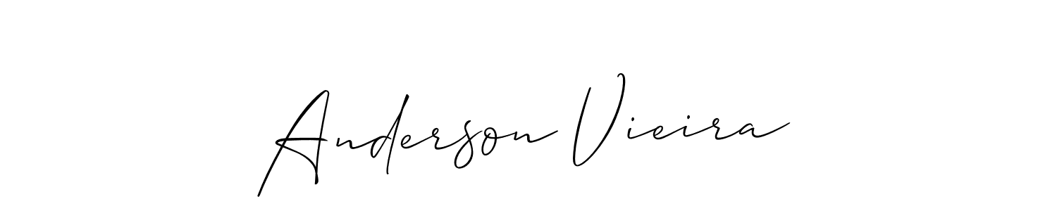 You can use this online signature creator to create a handwritten signature for the name Anderson Vieira. This is the best online autograph maker. Anderson Vieira signature style 2 images and pictures png