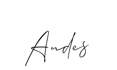 Once you've used our free online signature maker to create your best signature Allison_Script style, it's time to enjoy all of the benefits that Andes name signing documents. Andes signature style 2 images and pictures png