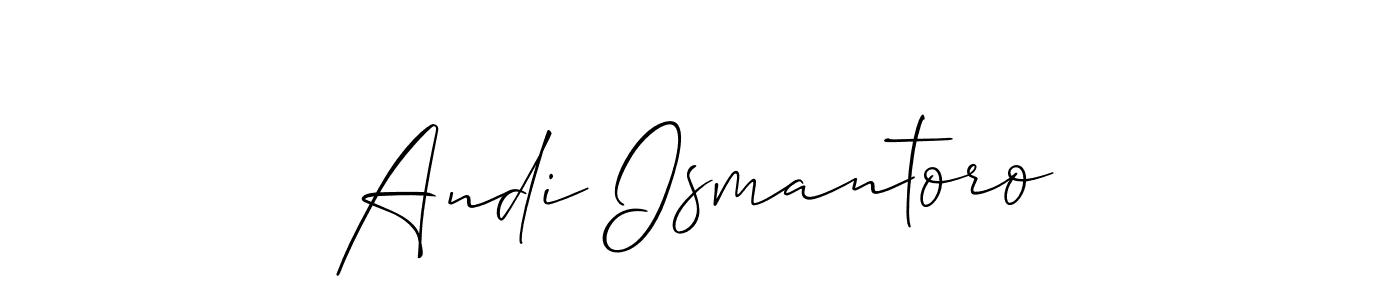 How to Draw Andi Ismantoro signature style? Allison_Script is a latest design signature styles for name Andi Ismantoro. Andi Ismantoro signature style 2 images and pictures png