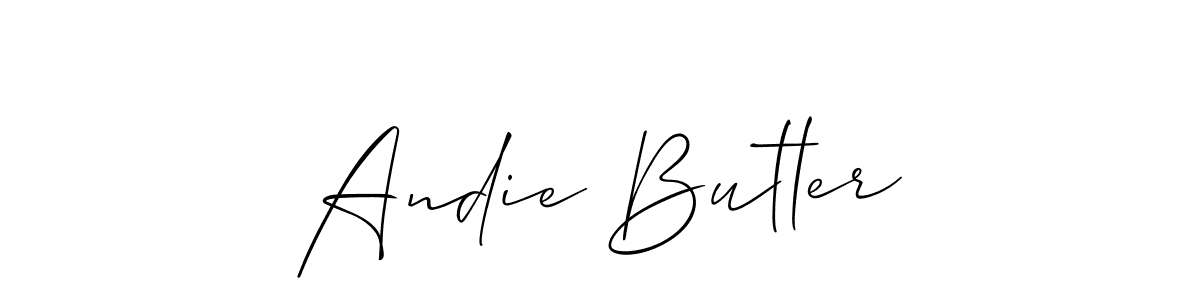 Best and Professional Signature Style for Andie Butler. Allison_Script Best Signature Style Collection. Andie Butler signature style 2 images and pictures png