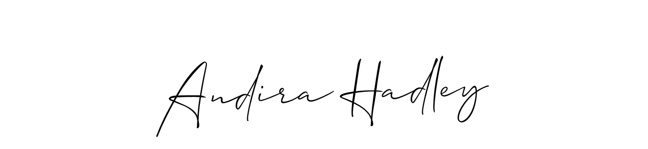 See photos of Andira Hadley official signature by Spectra . Check more albums & portfolios. Read reviews & check more about Allison_Script font. Andira Hadley signature style 2 images and pictures png