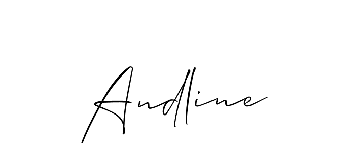 You should practise on your own different ways (Allison_Script) to write your name (Andline) in signature. don't let someone else do it for you. Andline signature style 2 images and pictures png