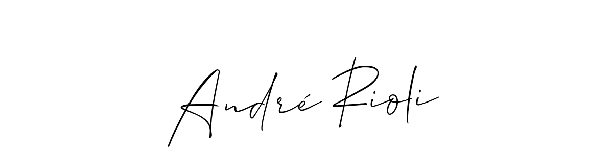 This is the best signature style for the André Rioli name. Also you like these signature font (Allison_Script). Mix name signature. André Rioli signature style 2 images and pictures png