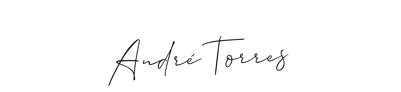 Make a beautiful signature design for name André Torres. Use this online signature maker to create a handwritten signature for free. André Torres signature style 2 images and pictures png