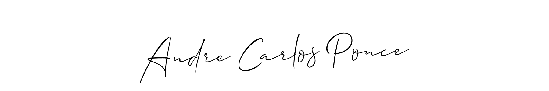 Once you've used our free online signature maker to create your best signature Allison_Script style, it's time to enjoy all of the benefits that Andre Carlos Ponce name signing documents. Andre Carlos Ponce signature style 2 images and pictures png