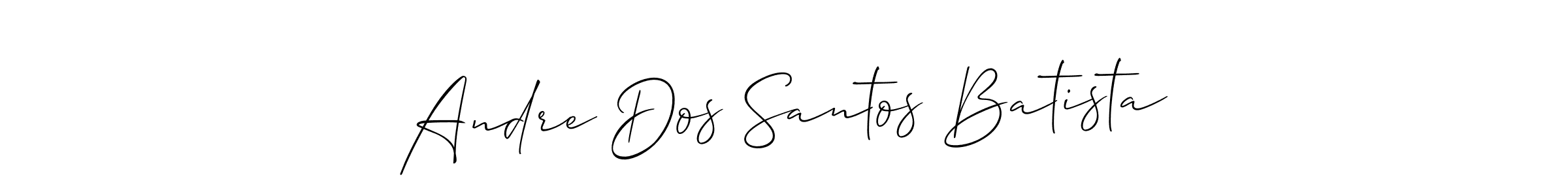 Also we have Andre Dos Santos Batista name is the best signature style. Create professional handwritten signature collection using Allison_Script autograph style. Andre Dos Santos Batista signature style 2 images and pictures png