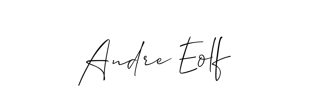 How to Draw Andre Eolf signature style? Allison_Script is a latest design signature styles for name Andre Eolf. Andre Eolf signature style 2 images and pictures png