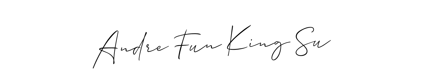 You can use this online signature creator to create a handwritten signature for the name Andre Fun King Su. This is the best online autograph maker. Andre Fun King Su signature style 2 images and pictures png