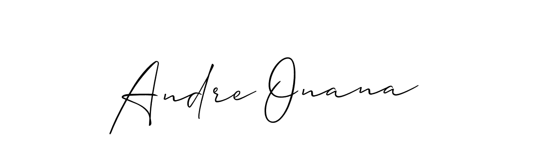 Once you've used our free online signature maker to create your best signature Allison_Script style, it's time to enjoy all of the benefits that Andre Onana name signing documents. Andre Onana signature style 2 images and pictures png