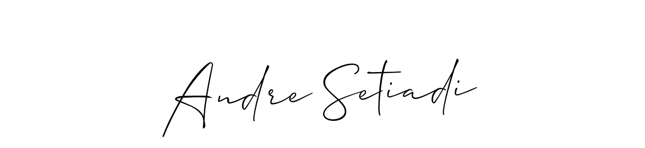 See photos of Andre Setiadi official signature by Spectra . Check more albums & portfolios. Read reviews & check more about Allison_Script font. Andre Setiadi signature style 2 images and pictures png