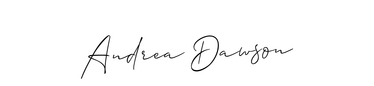 Also we have Andrea Dawson name is the best signature style. Create professional handwritten signature collection using Allison_Script autograph style. Andrea Dawson signature style 2 images and pictures png