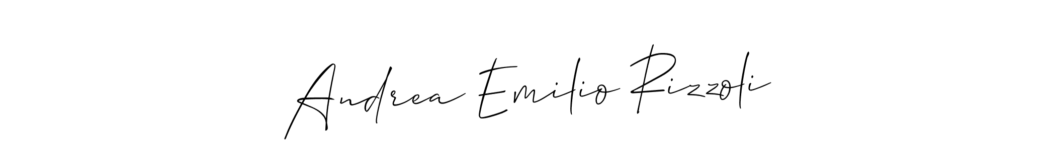 Make a beautiful signature design for name Andrea Emilio Rizzoli. Use this online signature maker to create a handwritten signature for free. Andrea Emilio Rizzoli signature style 2 images and pictures png