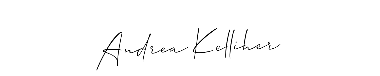 See photos of Andrea Kelliher official signature by Spectra . Check more albums & portfolios. Read reviews & check more about Allison_Script font. Andrea Kelliher signature style 2 images and pictures png