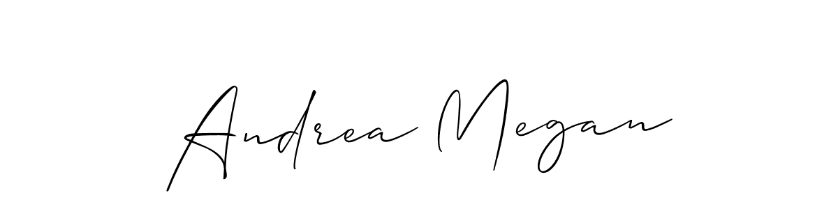 See photos of Andrea Megan official signature by Spectra . Check more albums & portfolios. Read reviews & check more about Allison_Script font. Andrea Megan signature style 2 images and pictures png