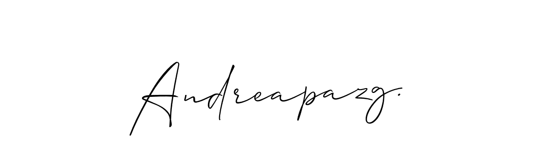 Best and Professional Signature Style for Andreapazg.. Allison_Script Best Signature Style Collection. Andreapazg. signature style 2 images and pictures png