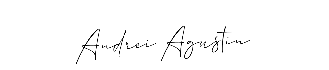 See photos of Andrei Agustin official signature by Spectra . Check more albums & portfolios. Read reviews & check more about Allison_Script font. Andrei Agustin signature style 2 images and pictures png