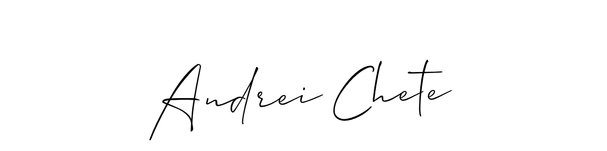 Here are the top 10 professional signature styles for the name Andrei Chete. These are the best autograph styles you can use for your name. Andrei Chete signature style 2 images and pictures png