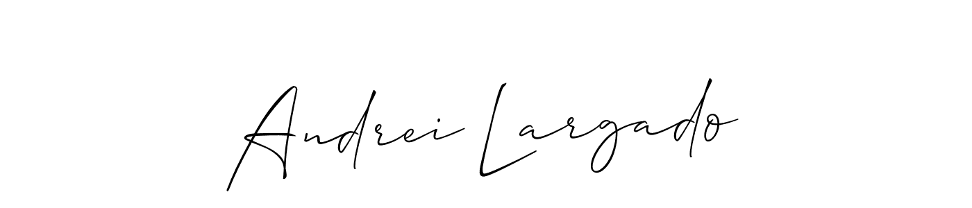 See photos of Andrei Largado official signature by Spectra . Check more albums & portfolios. Read reviews & check more about Allison_Script font. Andrei Largado signature style 2 images and pictures png