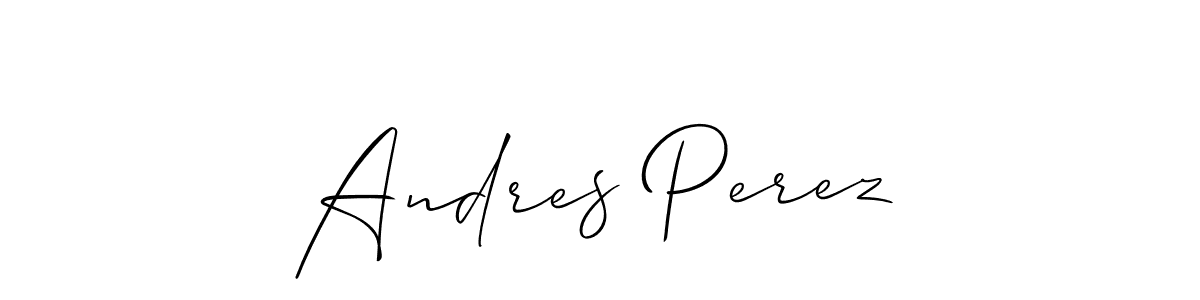 See photos of Andres Perez official signature by Spectra . Check more albums & portfolios. Read reviews & check more about Allison_Script font. Andres Perez signature style 2 images and pictures png