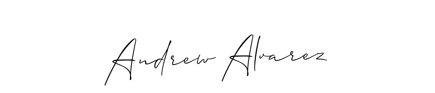 Similarly Allison_Script is the best handwritten signature design. Signature creator online .You can use it as an online autograph creator for name Andrew Alvarez. Andrew Alvarez signature style 2 images and pictures png