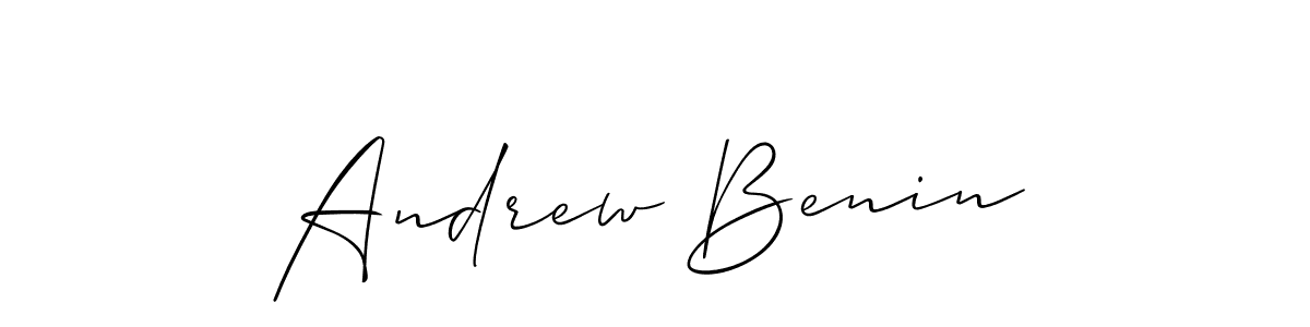 How to Draw Andrew Benin signature style? Allison_Script is a latest design signature styles for name Andrew Benin. Andrew Benin signature style 2 images and pictures png