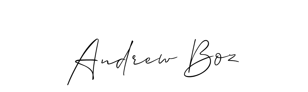 See photos of Andrew Boz official signature by Spectra . Check more albums & portfolios. Read reviews & check more about Allison_Script font. Andrew Boz signature style 2 images and pictures png