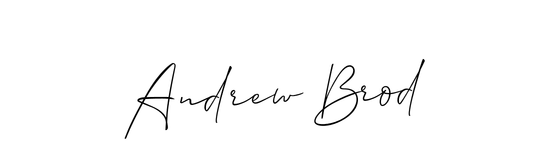 if you are searching for the best signature style for your name Andrew Brod. so please give up your signature search. here we have designed multiple signature styles  using Allison_Script. Andrew Brod signature style 2 images and pictures png