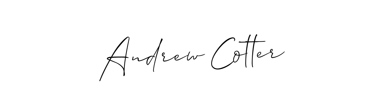 Check out images of Autograph of Andrew Cotter name. Actor Andrew Cotter Signature Style. Allison_Script is a professional sign style online. Andrew Cotter signature style 2 images and pictures png