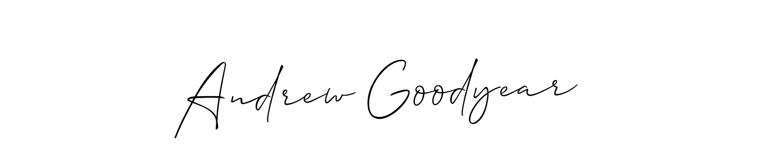You can use this online signature creator to create a handwritten signature for the name Andrew Goodyear. This is the best online autograph maker. Andrew Goodyear signature style 2 images and pictures png