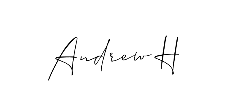 You can use this online signature creator to create a handwritten signature for the name Andrew H. This is the best online autograph maker. Andrew H signature style 2 images and pictures png