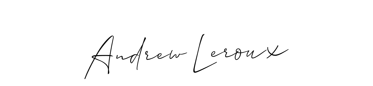 Make a beautiful signature design for name Andrew Leroux. Use this online signature maker to create a handwritten signature for free. Andrew Leroux signature style 2 images and pictures png