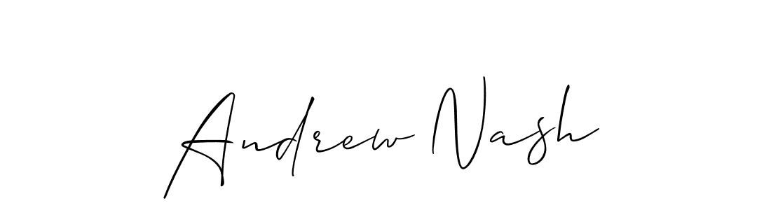 How to Draw Andrew Nash signature style? Allison_Script is a latest design signature styles for name Andrew Nash. Andrew Nash signature style 2 images and pictures png