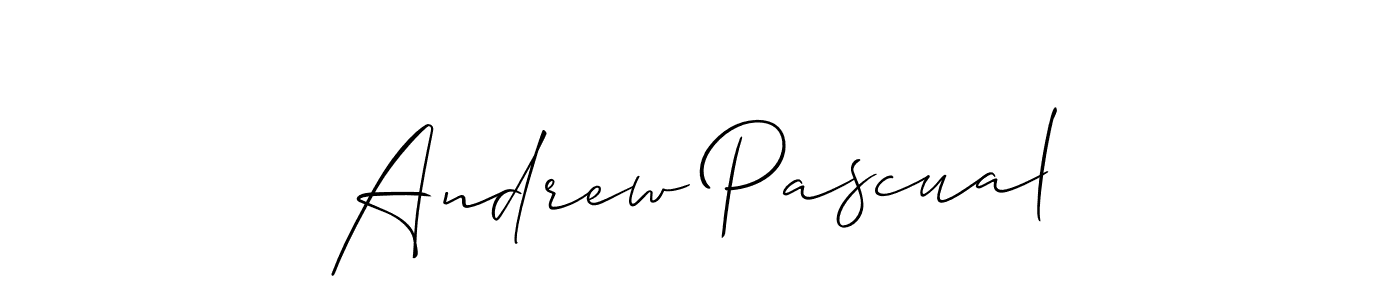 How to Draw Andrew Pascual signature style? Allison_Script is a latest design signature styles for name Andrew Pascual. Andrew Pascual signature style 2 images and pictures png